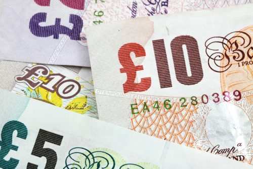 Image of UK pound notes