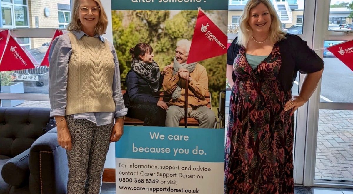 Carer Support Dorset celebrates after receiving £9,600 in National Lottery funding